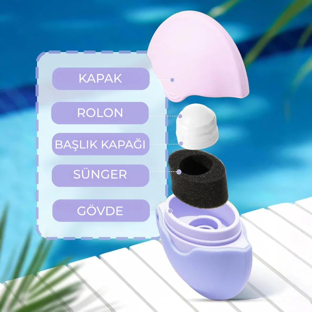 SunDab™- Çocuklar ve Yetişkinler İçin  Güneş Kremi Aplikatörü – Askılı, Temassız Kullanım